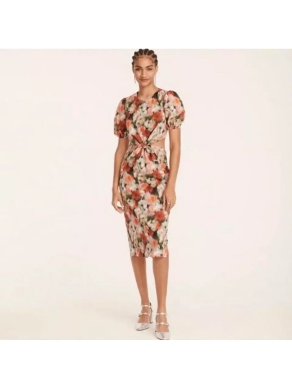 J. Crew x Liberty Floral Cutout Dress, Size 8